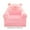 Pink, variant on 2 In 1 Folding Children's Sofa Backrest Armchair, Cute Cartoon Lazy Sofa, Removable Washable Velvet Cover & High-Density Foam