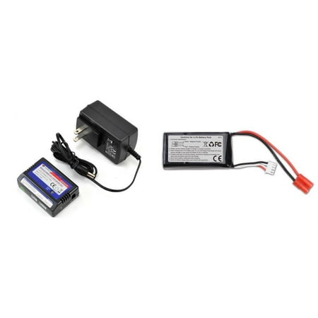 HobbyFlip 11.1v 1000mAh LiPo Battery Rechargeable and Auto Shut-Off Charger for Walkera Master