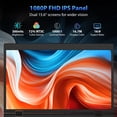 thumbnail image 3 of Extensor triple de pantalla para portátil HotYeah 15.6 pulgadas 1080P FHD IPS, 3 of 9