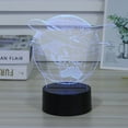 thumbnail image 4 of Innovative Earth Plane Shape Three-Dimensional Touching Colorful Night Light for Home Bedroom, 4 of 6