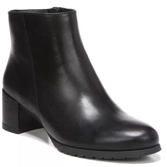 Naturalizer Women’s Bay Waterproof Booties, Block Heel – Size 7 Wide