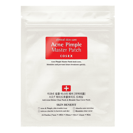 Cosrx Acne Pimple Master Patch (24 ct) (Best Treatment For Pimples And Acne At Home)