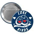 thumbnail image 2 of Angel Buttons 2.25 inch mirror-back button Start At Yes, 2 of 3