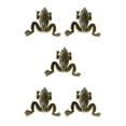 thumbnail image 2 of QualitChoice Appât Factice Surface Leurre Faible Résistance Forte Ténacité Fil d'Acier Biseauté Outils de Pêche Motif Écailles de Poisson Simulé Marron 5ensemble, 2 of 6