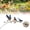 Blue-1pc, variant on Robin Garden Stake, Rustic Robin Bird Yard Art Decorations with Dandelion Accent, Metal Robins Bird Garden Sculpture for Lawn Patio Flower Bed Walkway