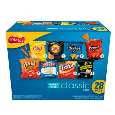 Frito-Lay Classic Mix Snack Chips Variety Pack, 28 Count Multipack