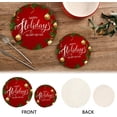 thumbnail image 4 of GZHJMY Merry Christmas Trivets for Hot Pots and Pans and Pot Holders 2PCS – Cotton Rope Round Mats, for Kitchens, Coasters, Placemats for Kitchen Pans Bowl Teapot, 4 of 7