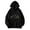 Black, variant on XIAONU Womens Hoodies Trendy Printed Drawstring Hoodie Sweatshirts Baggy Long Sleeves Oversized Pockets Hooded
