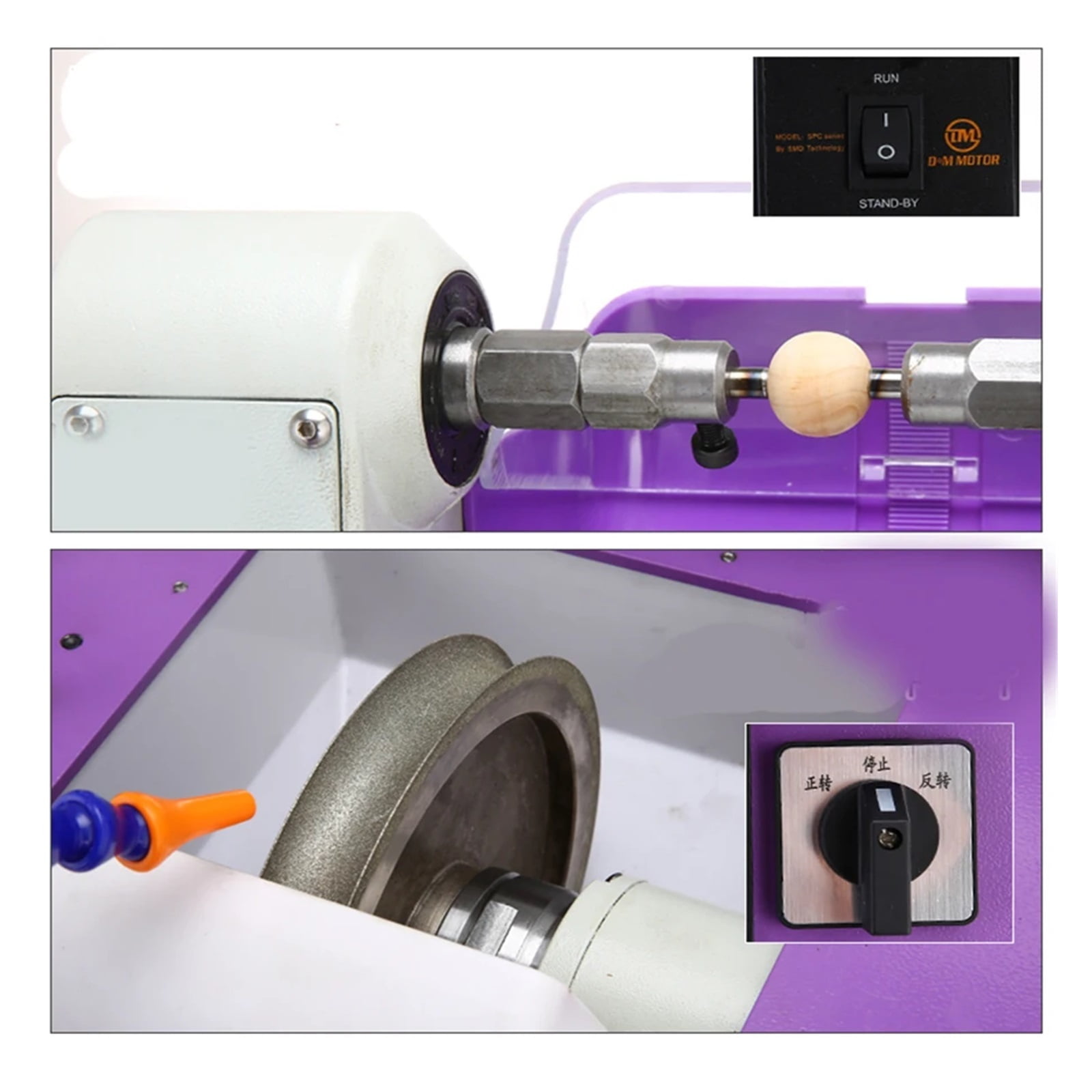 Lapidary Jewelry Making Equipment, Stone Grinding Machine, Stone Polishing Machine Beads Making ,Powerhouse Performance