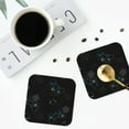 thumbnail image 5 of Disketp Game Time Funny Coasters,4 Pcs Leather Coasters With Holder, Perfect Housewarming Hostess Gifts,Protect Furniture From Water Marks Scratch, 5 of 9