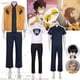 thumbnail image 2 of Jou Togame Chouji Tomiyama Anime WIND BREAKER Cosplay disfraz peluca gafas chaqueta uniforme impreso abrigo Jo Togame Halloween, 2 of 5