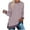 Pink, variant on Oversized Sweatshirt for Women Long Sleeve Round Neck Side Slits Casual Loose Fall Winter Solid Color Pullover Tops,Gray,2XL