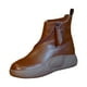 thumbnail image 5 of Botas cortas de moda Botas de mujer Botas casuales Botines Botines impermeables con 6 marrones, 5 of 9