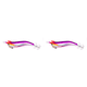 thumbnail image 1 of Señuelo Pesca Luminoso Anzuelos Calamar Anzuelo Artificial Cebos Jigging () Púrpura, 1 of 4