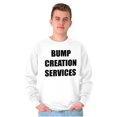 thumbnail image 5 of Dad Bump Creation Baby Announcement Men's Crewneck Sweatshirt Brisco Brands M, 5 of 6