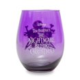 thumbnail image 2 of Disney Nightmare Before Christmas Jack Skellington Purple Stemless Wine Glass, 2 of 8