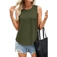 thumbnail image 4 of PRETTYGARDEN Womens Summer Tops Spring Fashion Sleeveless Tank Tops Casual Loose Fit Shirts Beach Vacation Clothes, 4 of 10