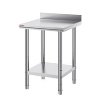 VEVOR 24"x24" Stainless Steel Work Table (Commercial Kitchen, Food Prep)