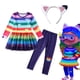 thumbnail image 4 of Disfraz de Gabbys caliente Ropa para casa de muñecas de Gabbys Mercat Vestido Animales Gato sonriente Coche Gato abrazo Gaby Vestidos de niña Regalos de cumpleaños para niños, 4 of 5