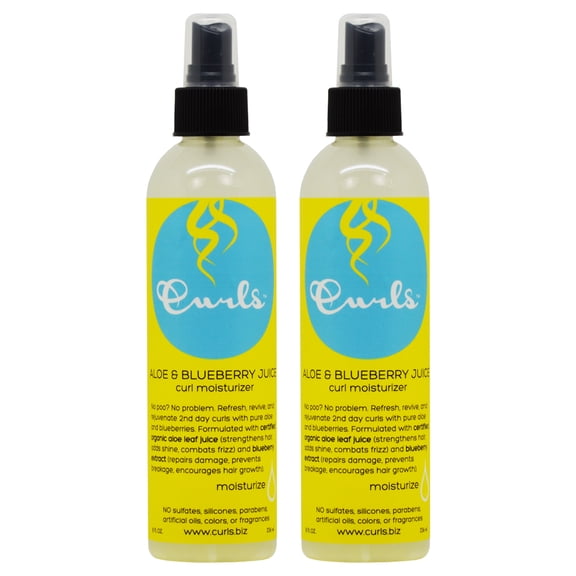 Curls Aloe & Blueberry Juice Curl Moisturizer 8oz "Pack of 2"