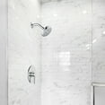 thumbnail image 4 of Design House Mills Modern Polished Chrome 7" 6-Function Shower Head with Eco-Drip Shower Setting, 4 of 15