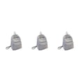 thumbnail image 3 of pitrice Velvet Backpack Solid Color Polyester Lining Easy Matching for Zipper Student Girls University Schoolbag Birthday Gift Grey 3Set, 3 of 6