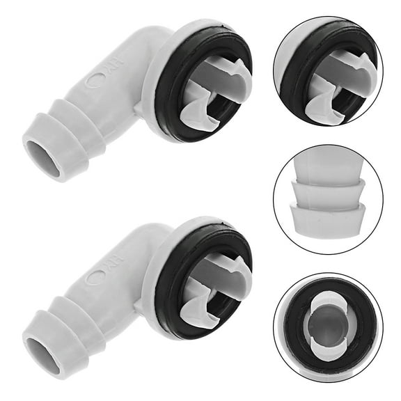 Sparsain 3pcs Air Conditioner Drain Adapter Window Air Conditioning Unit Drain Hose Elbow Connector