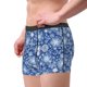 thumbnail image 2 of Balery whiet Snowflake blue background Calzoncillos bóxer para hombre, ropa interior de algodón suave y transpirable con cinturilla de nailon-Medium, 2 of 5