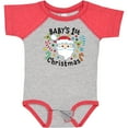 thumbnail image 3 of Inktastic Baby's 1st Christmas Santa with Candy Canes Boys or Girls Baby Bodysuit, 3 of 5