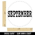 thumbnail image 2 of September Month Calendar Fun Text Self-Inking Rubber Stamp Ink Stamper - Black Ink - Medium 1 Inch, 2 of 7