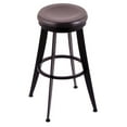 thumbnail image 2 of Holland Bar Stool Co Laser 30 in. Swivel Counter Stool with Wood Seat - Black Wrinkle, 2 of 2