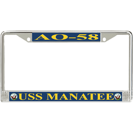 USS Manatee AO-58 License Plate Frame