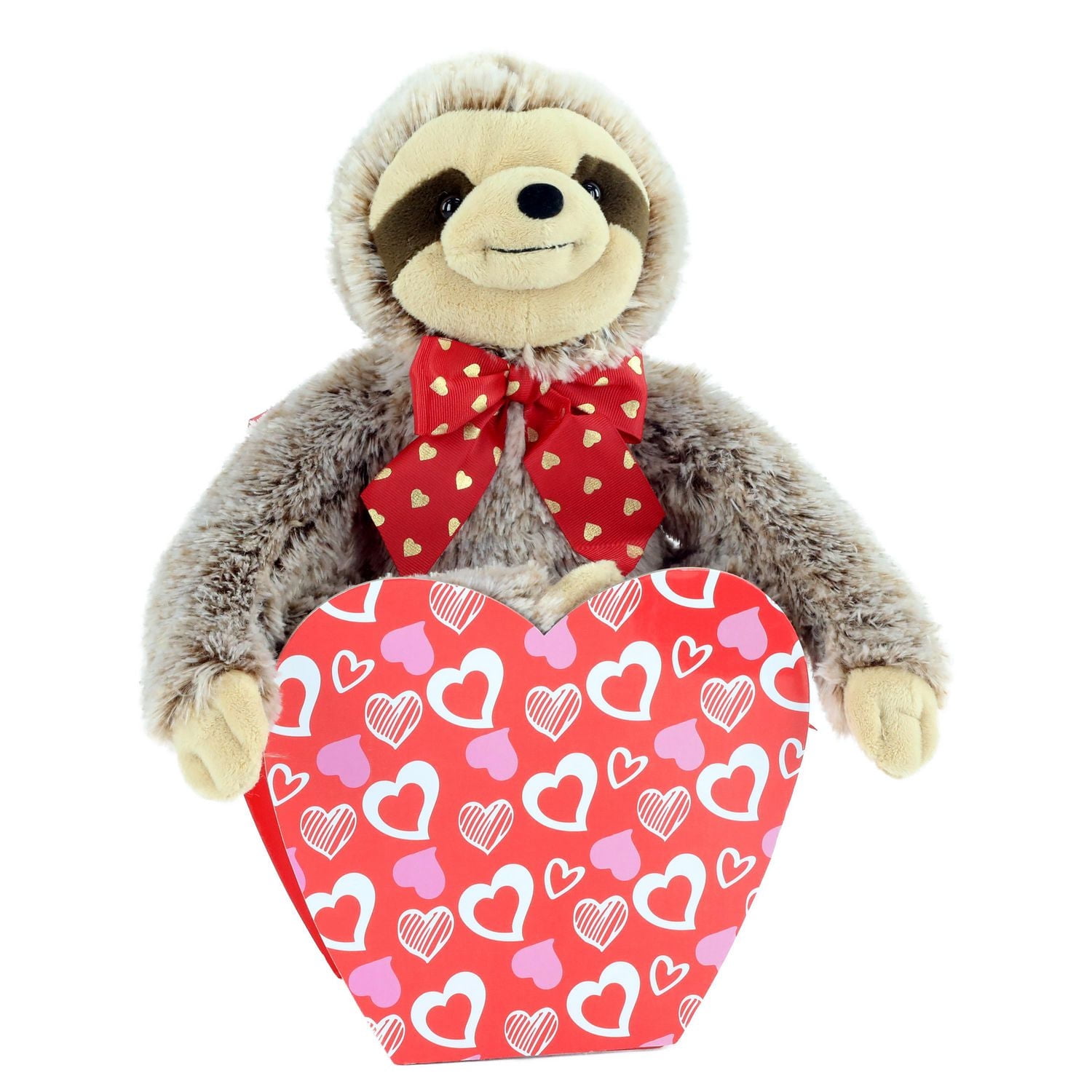 Way to Celebrate Valentine’s Day Sloth Plush Toy In Gift Box