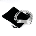 thumbnail image 3 of Archer Gifts - Personalized Cuban Link Bracelet for Men - Custom Stainless Steel Jewelry for Him, 3 of 3