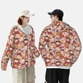 thumbnail image 4 of Balery Maneki-Neko Cats Sudadera ligera de manga larga con capucha y protección solar UPF 50+ para hombre y mujer, ideal para pesca y running-XX-Large, 4 of 7
