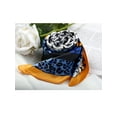 thumbnail image 2 of INSPIRE CHIC Women's Houndstooth Leopard Print Square Scarf Kerchief Neckerchief, 2 of 5