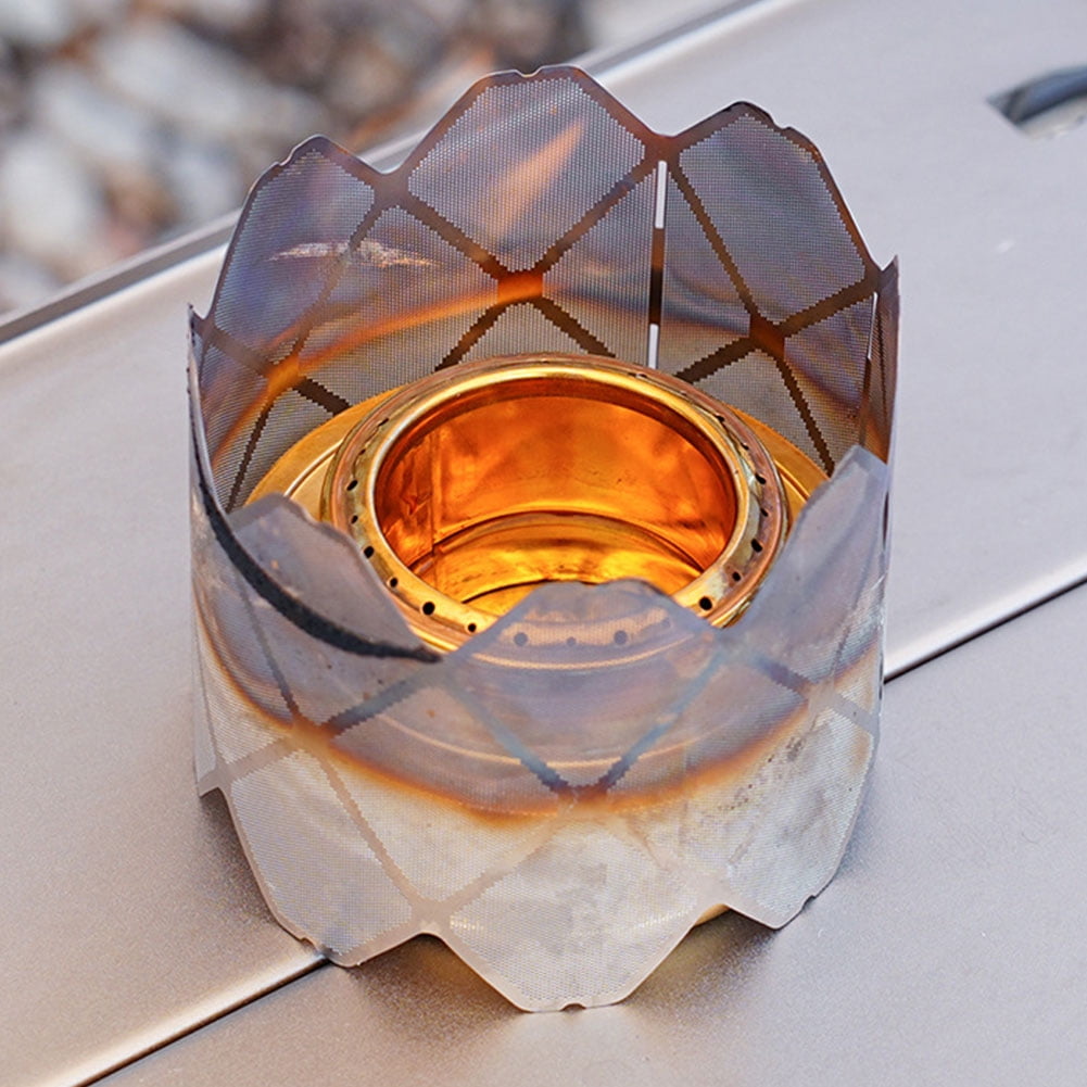 Estufa De Camping Parabrisas 10 Placas Plegable Estufa De Campamento Parabrisas Estufa Portatil Parabrisas Para Libre Picnic