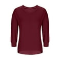 thumbnail image 5 of Aloohaidyvio Long Sleeve Shirts for Women,Fall Loose Business Blouses Soft Casual V Neck Basic Tops, 5 of 8