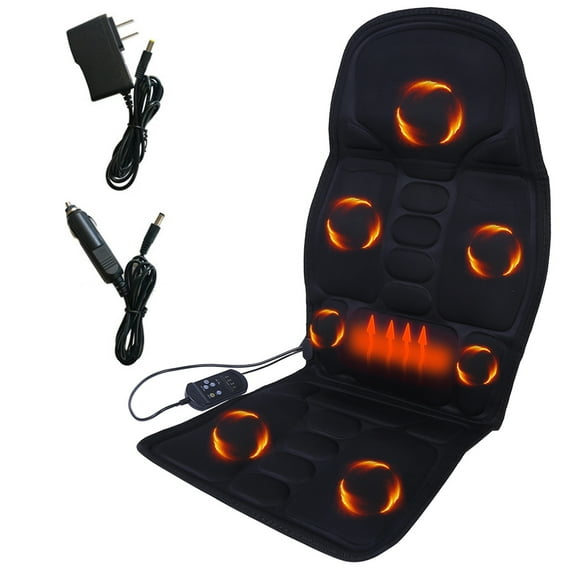7Mode Massage Seat Cushion with Heated Back Neck Massager Chair for Home&Car USA