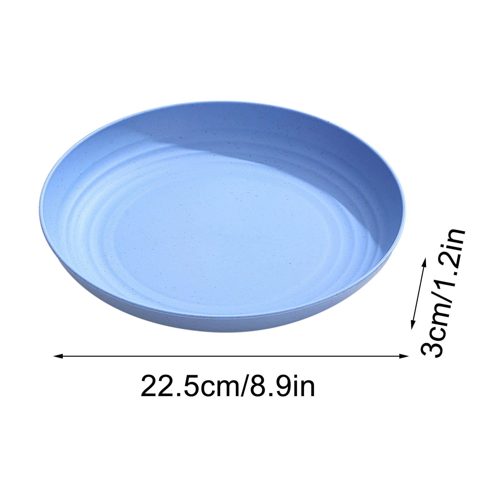 Chinet Crystal® Premium Disposable Snack Plates, Clear, 7”, Bulk