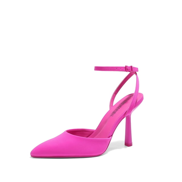 Zapatos de Tacón Alto DREAM PAIRS SDPU2496W Rosa Fucsia 10 cm 25 cm 39.5
