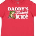 thumbnail image 4 of Inktastic Daddy's Fishing Buddy with White Text Boys Toddler T-Shirt, 4 of 5