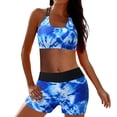 thumbnail image 3 of Tankini Sets for Women Tankini Swimsuits For Women 3 Piece Bathing Suits Swim Tank Top With Boy Shorts And Bra Swimwear 2025 Tankinis Set, 3 of 9