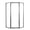 Silver / Clear Glass, variant on Craft + Main TDNA0570-CL-OR Tides 70" High X 59" Wide Framed Shower Enclosure - Bronze