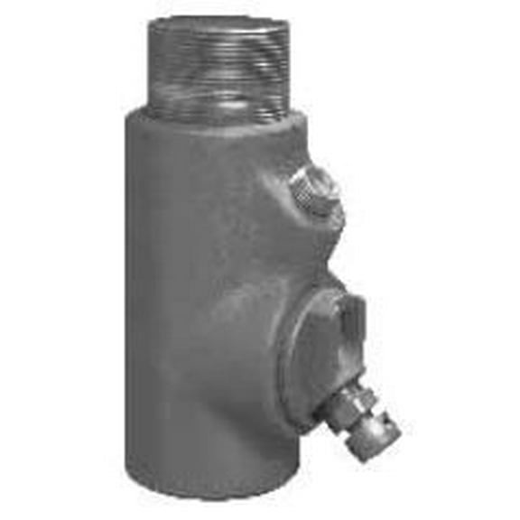 Appleton Electric IMC Sealing, 2 in, Threaded, Iron, Silver EYD-66