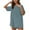 `Light Blue, variant on Htigea Clearance Womens Summer Casual Romper Sleeveless Waffle Knit Jumpsuits for Woman Short Rompers with Pockets Dark Gray,L