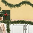 thumbnail image 7 of 6 FT Real Touch Norfolk Pine Garland Green Artificial Christmas Garland Faux Greenery Garland for Holiday Fireplace Mantle Window Indoor Outdoor Decor (1 PCS), 7 of 7