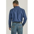 thumbnail image 2 of Wrangler Men's 20X Advanced Comfort Paisley Geo Print Long Sleeve Snap Western Navy XX-, 2 of 3