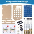 thumbnail image 5 of Kit de Práctica de Soldadura, Kit de Calculadora de Bricolaje de 6 Dígitos Kit Electrónico de Proyecto de Soldadura con Calculadora de Escritorio Alimentada por USB/Batería, 5 of 5