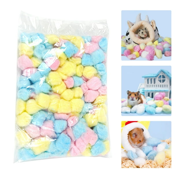 Hamster Cotton Warm Balls, Cotton Balls Filler Safe Beautiful Warm